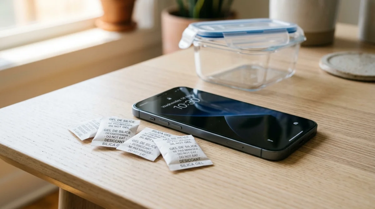 Solutions quand un téléphone est tombé dans l'eau